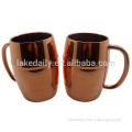Copper beer stain mugs with handle